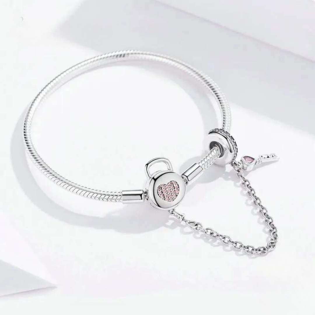 Pulseira Com corrente Amor Perfeito