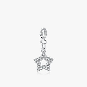 Charm de Prata Estrela Brilhante