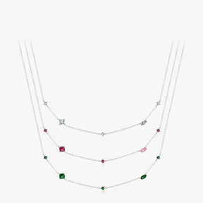 Colar de Prata Pingente Geométrico