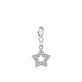 Charm de Prata Estrela Brilhante